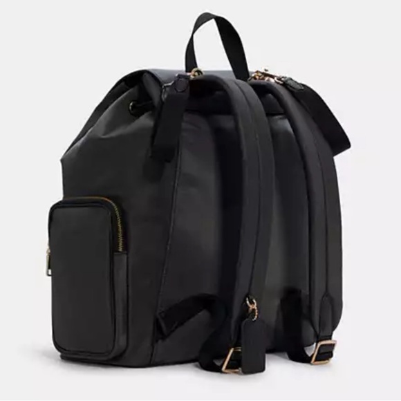 Coach Nylon Baby Diaper Backpack - Black - Picture 2 of 6